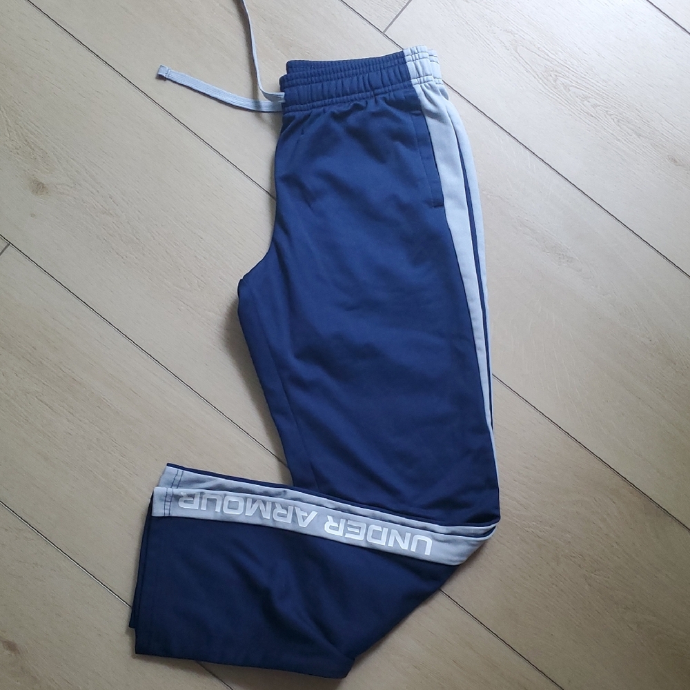Under Armour Kids Navy and Gray Joggers